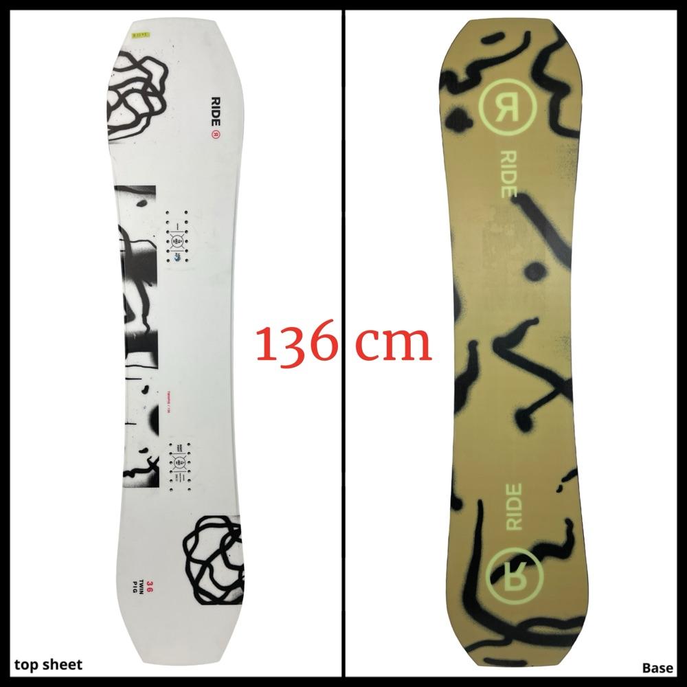 #2273 Ride Twinpig Men's Snowboard 136 cm 2024