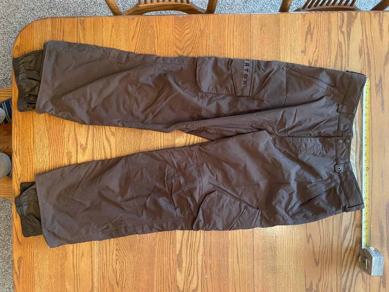 Burton dry ride snow pants