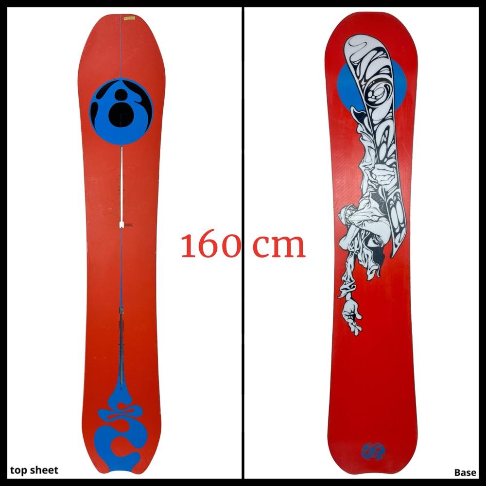 #2257 Burton Deep Thinker Directional Camber Mens Snowboard 160 cm