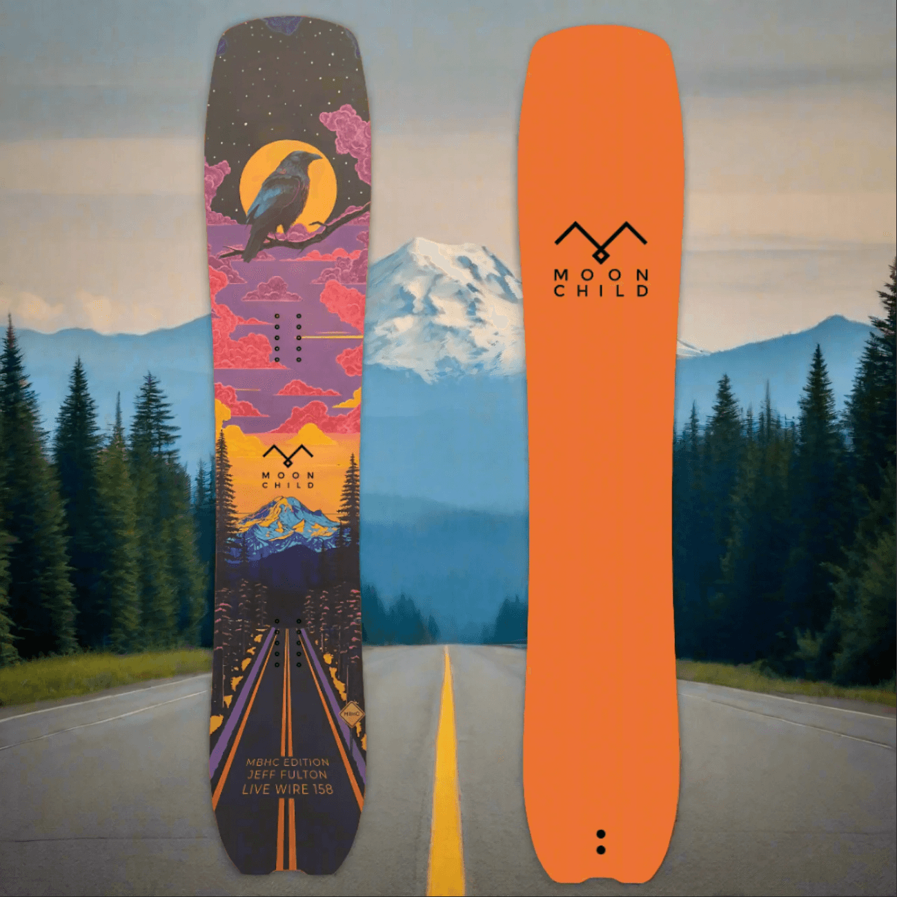 24/25 Jeff Fulton Mt. Baker Hard Core (MBHC) Special Edition Snowboard 158cm