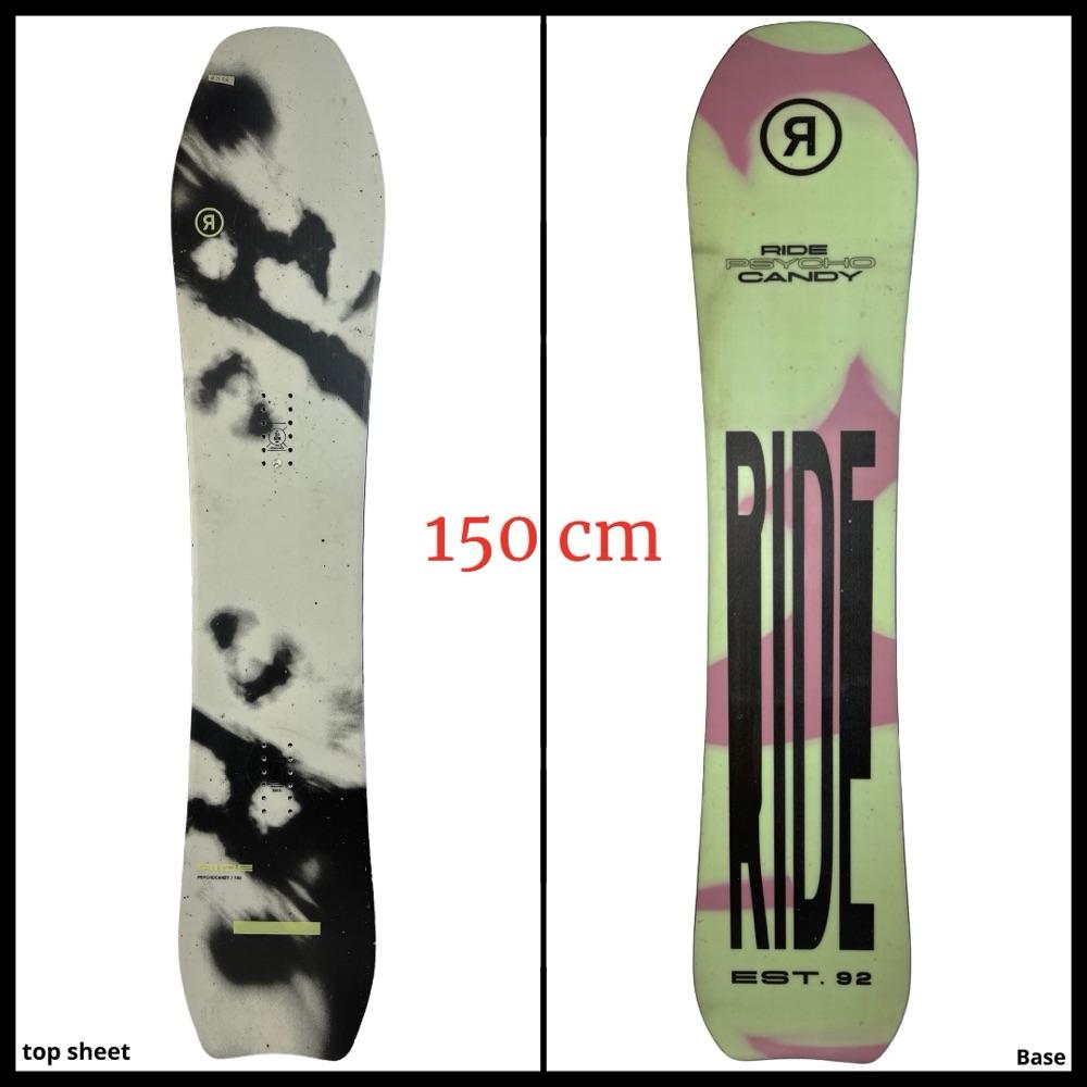 #1504 Ride Psychocandy Mens Womens Snowboard Size 150 cm