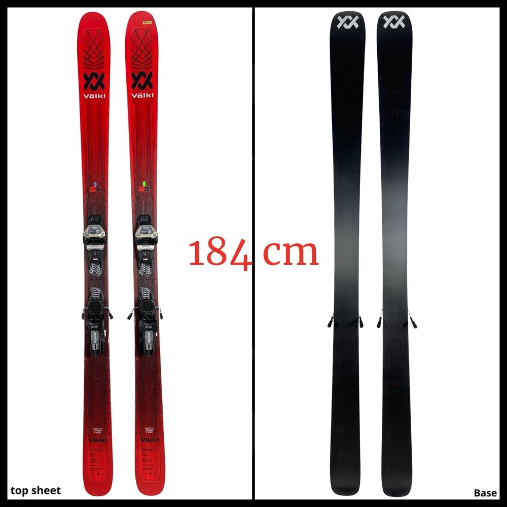 #2224 Volkl M6 Mantra Skis 184 cm 2024 w/ Marker Griffon Bindings 13