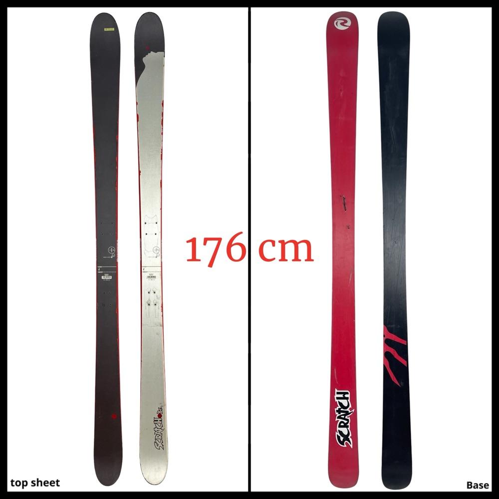 #2227 Skis Rossignol Scratch 176 cm  Used.