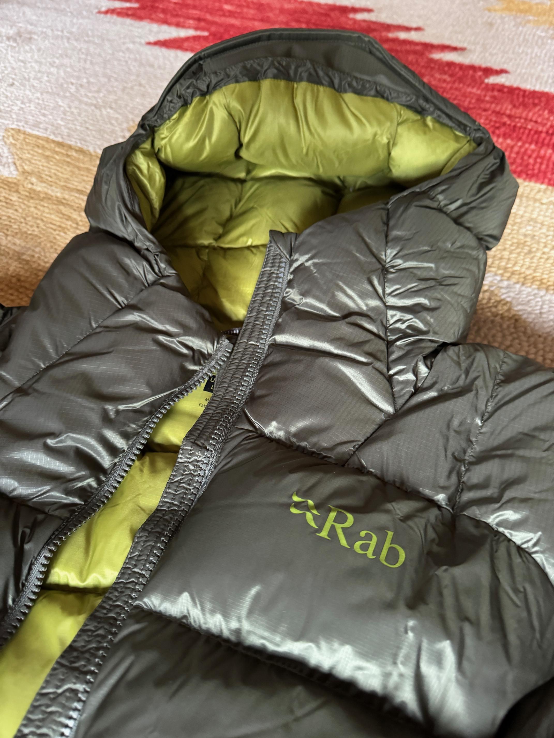 Rab Neutrino Pro Down Jacket Men's Large "Army Green" - Like New