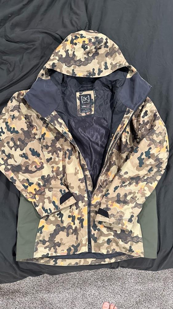 Burton AK Cyclic 2L Camo Jacket Large