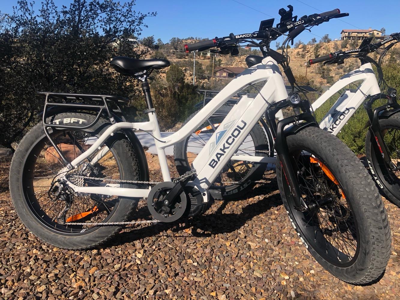 2 Bakcou 24” Step thru Mules E-bikes