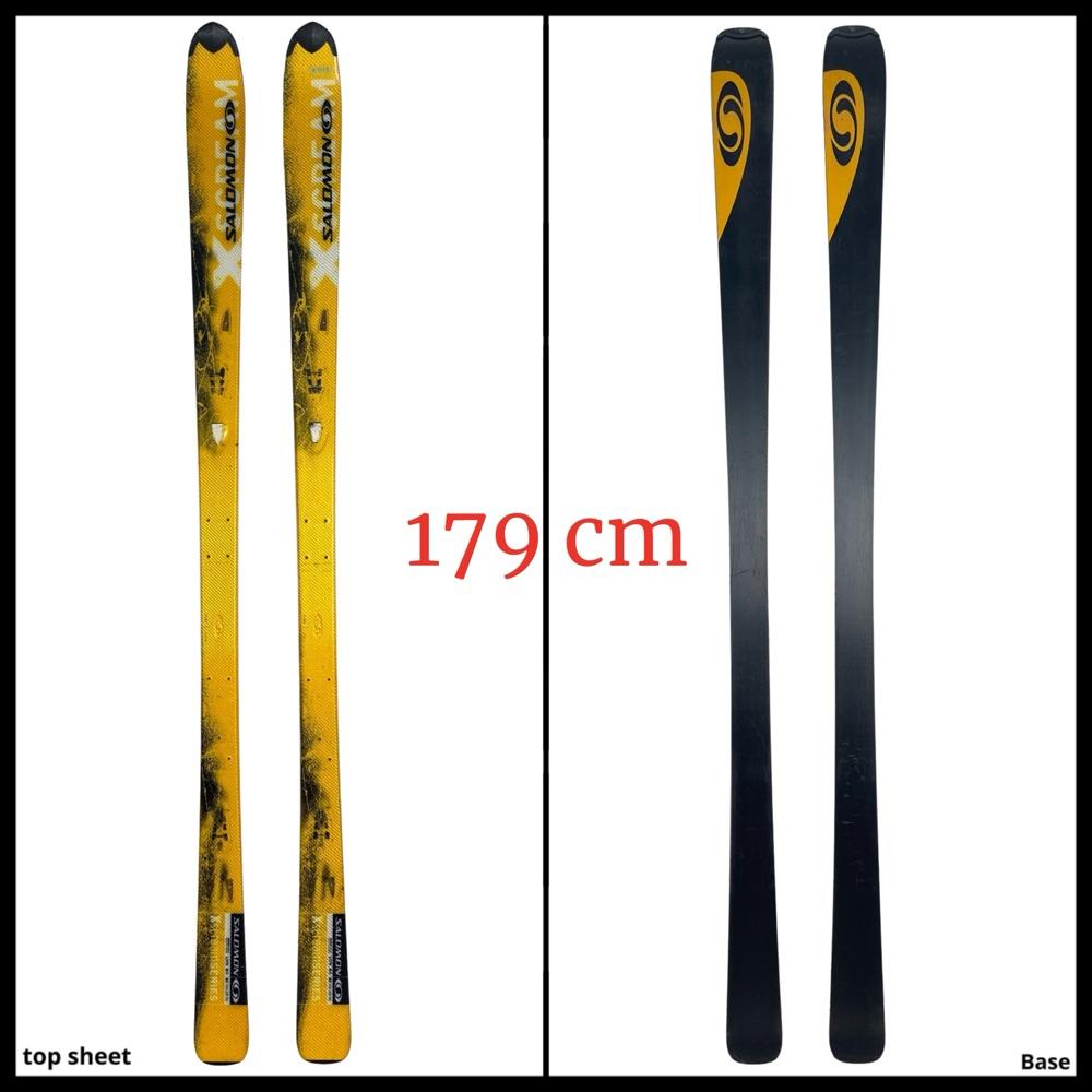 #2228 Salomon X-Scream Team Flat Skis - 179 cm Used.