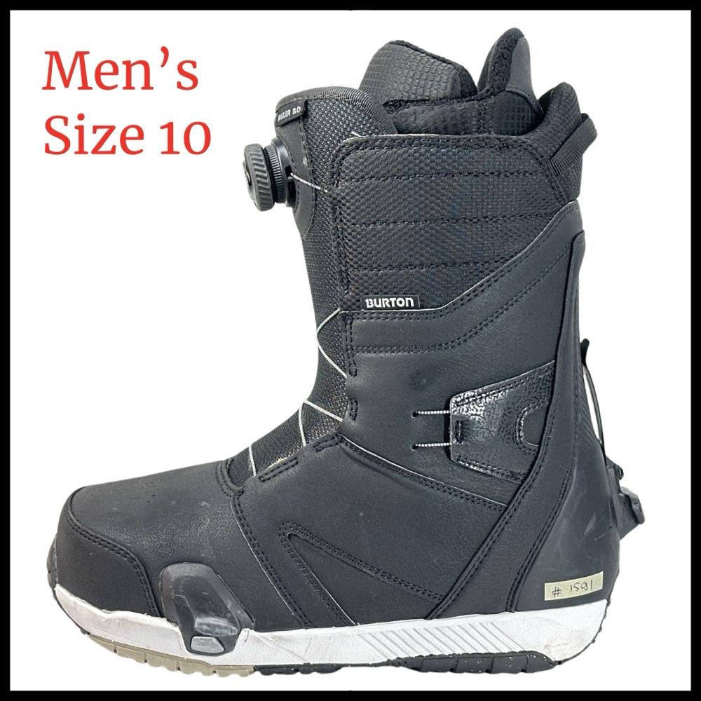 #1591 Burton Ruler Step On Mens Snowboard Boots Size 10