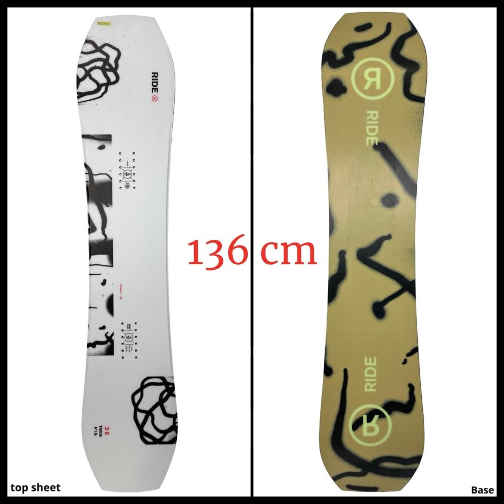 #2267 Ride Twinpig Men's Snowboard 136 cm 2024