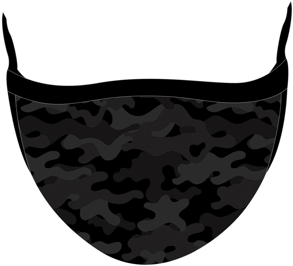 ELITE FACE MASK - DARK CAMO