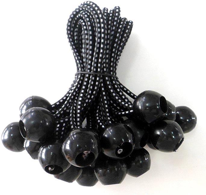 BLACK BALL BUNGEE 11" 25PK