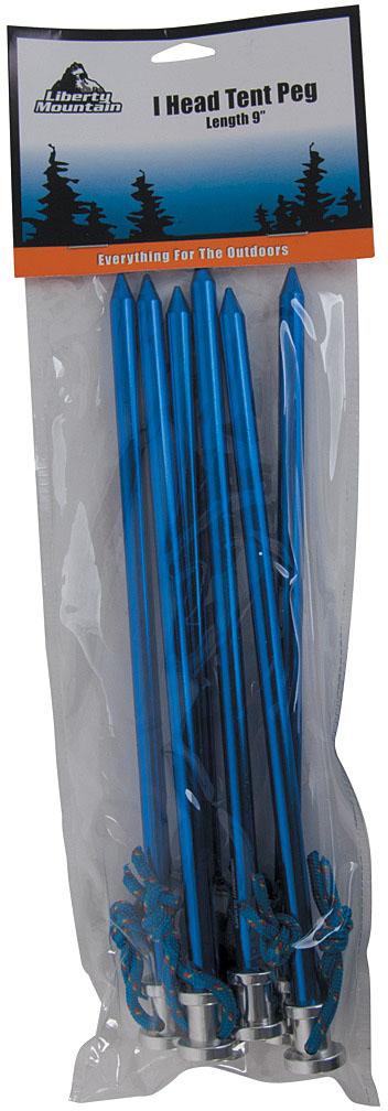 ALUM Y TENT PEG 6.7" 6PK