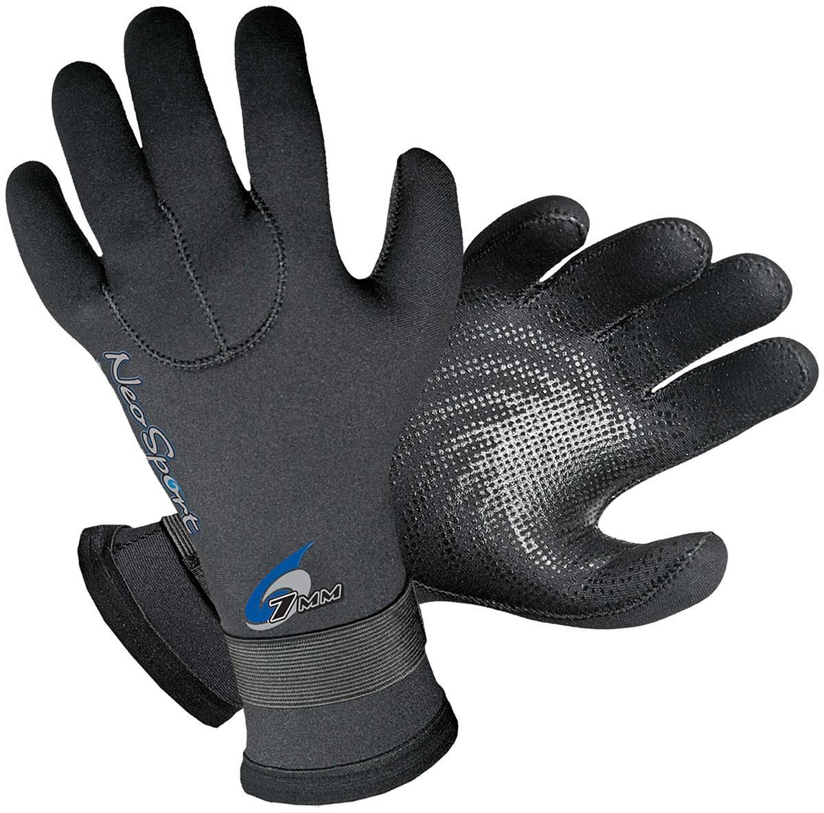 3MM VELCRO GLOVE BLK XL