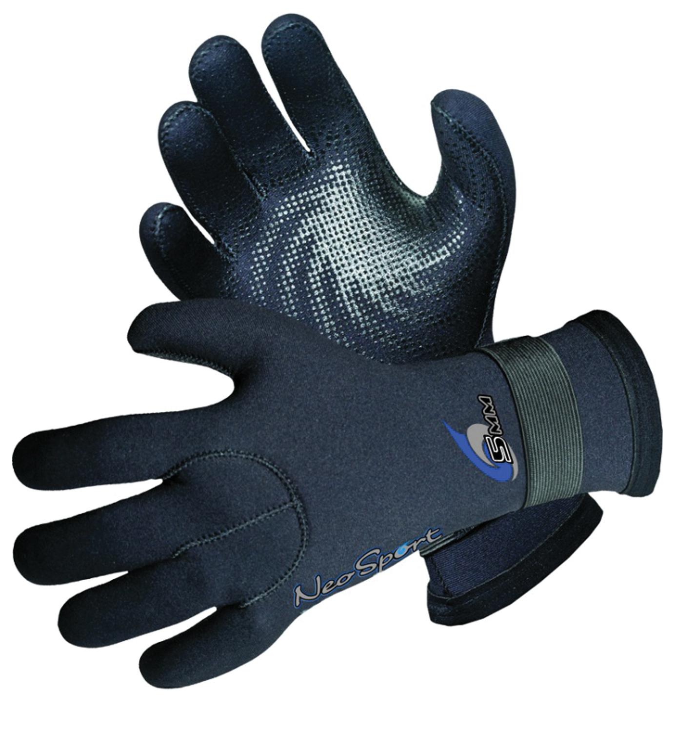3MM VELCRO GLOVE BLK XXL
