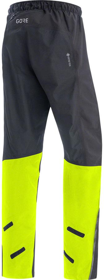 GORE GORE-TEX Paclite Pants - Black/Neon, Medium, Men's