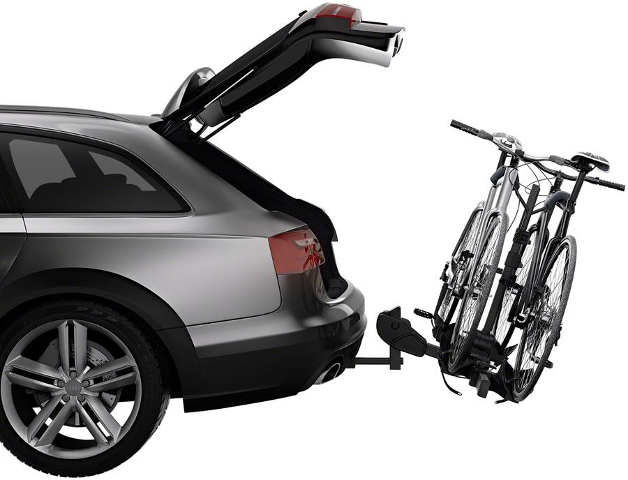 Thule DoubleTrack Pro XT Hitch Bike Rack - 1.25"/2" Receiver, 2-Bike, Black