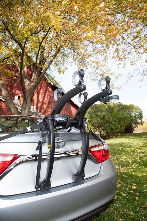 Saris Bones Trunk Rack: 2 Bike, Black