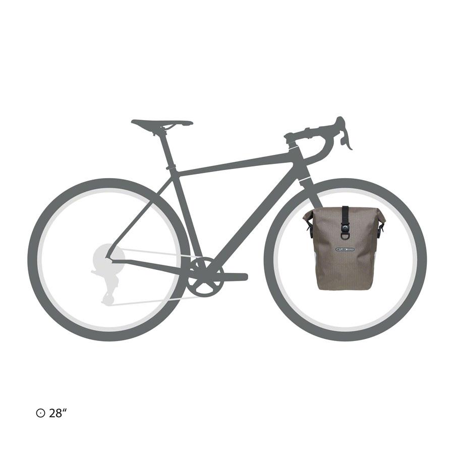 Ortlieb Gravel Pack Pannier - 25L, Pair, Dark Sand