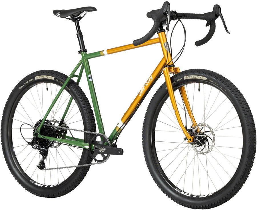 All-City Gorilla Monsoon Bike - 650b, Steel, APEX, Tangerine Evergreen, 46cm