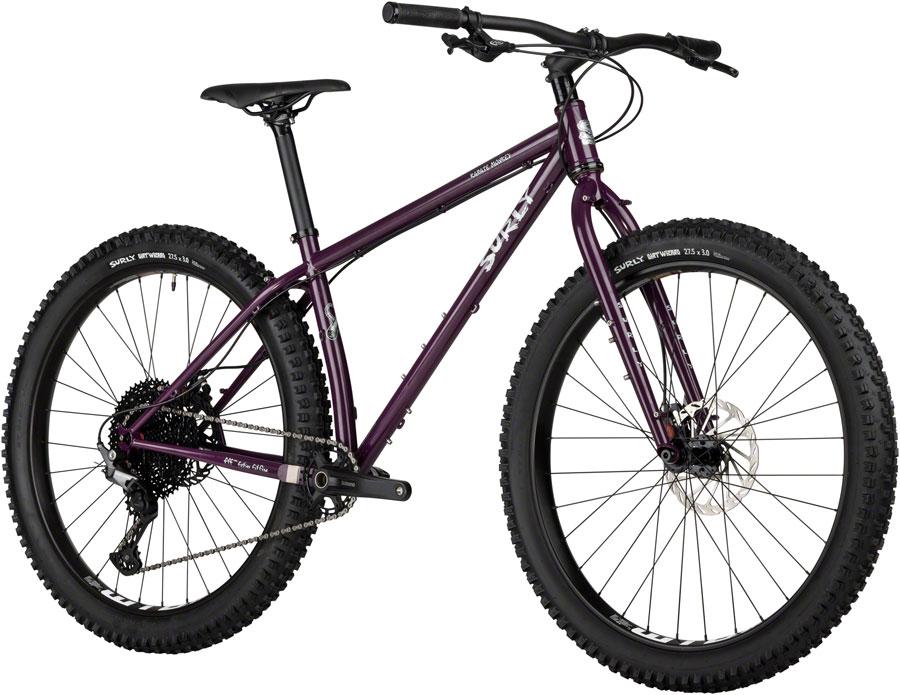 Surly Karate Monkey Bike - 27.5", Steel, Organic Eggplant, Large