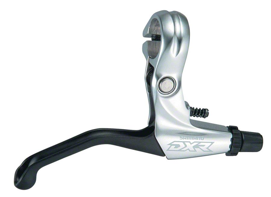 Shimano BL-MX70 Right BMX V-Brake Lever, High Polish Silver and Black