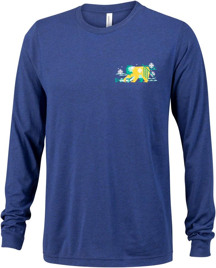 Salsa Tundra Buds Unisex Long Sleeve T-shirt - Navy, White, Yellow, Teal, Green, X-Large