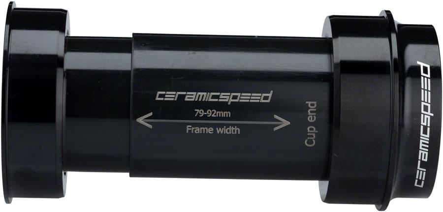 CeramicSpeed BBright Bottom Bracket - 24mm Spindle, Coated Races, Black