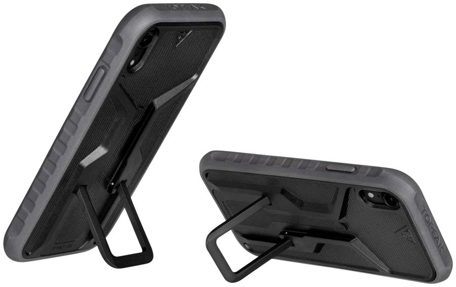 Topeak Ridecase with Mount - Fits iPhone XR, Black/Gray