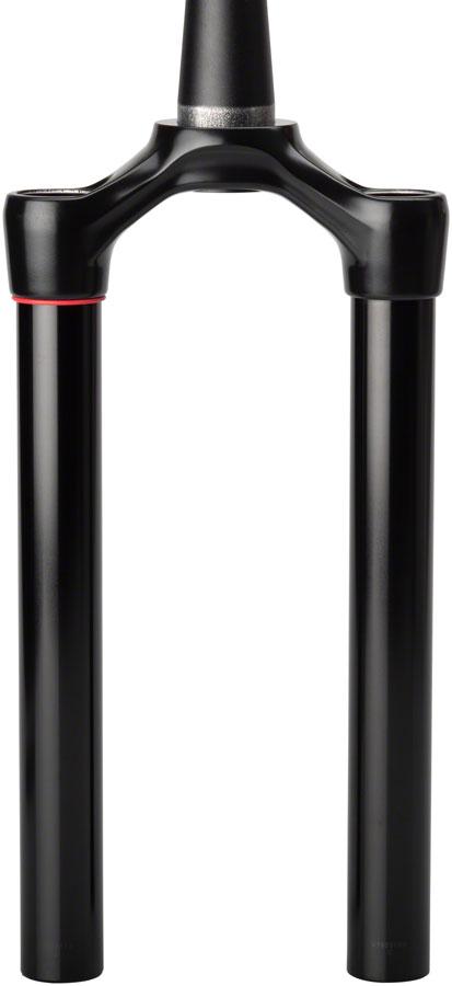 RockShox Crown/Steerer/Uppertube Assembly - Pike DJ Solo Air, 26", 40mm Offset, Aluminium Taper Steerer, 0.5mm Thread Pitch, B1, Bla ck