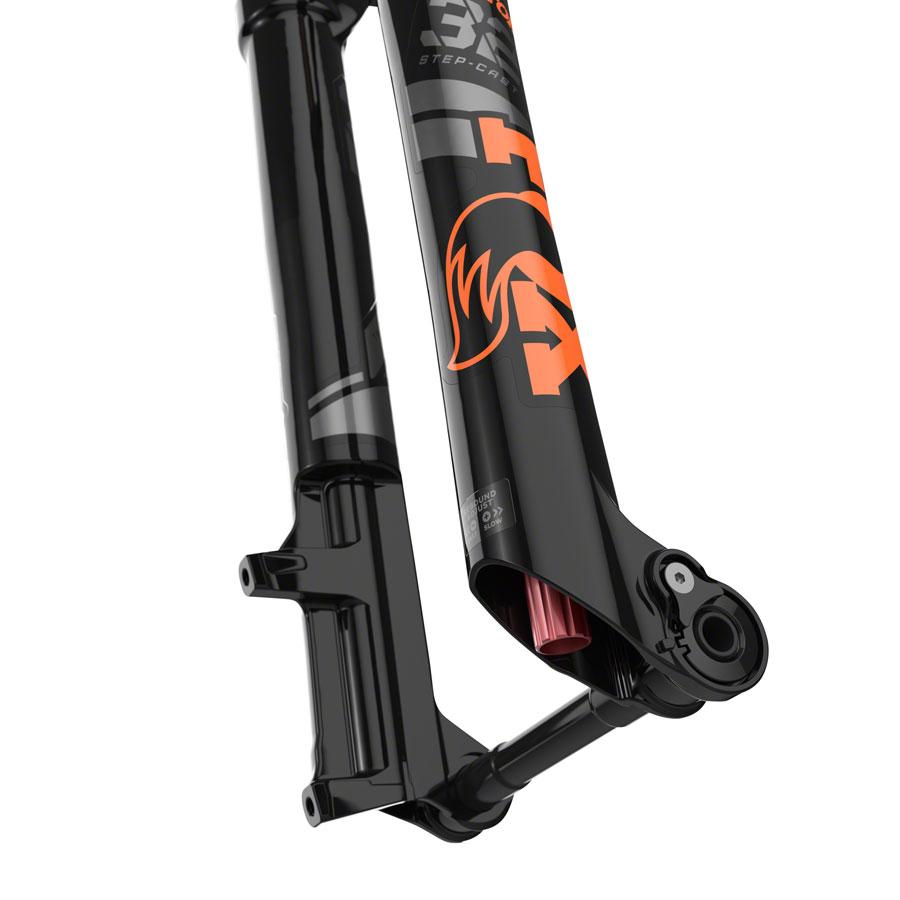 FOX 32 Step-Cast Factory Suspension Fork - 27.5", 100 mm, 15 x 110 mm, 44 mm Offset, Shiny Black, FIT4, Push-Lock, Kabolt-X