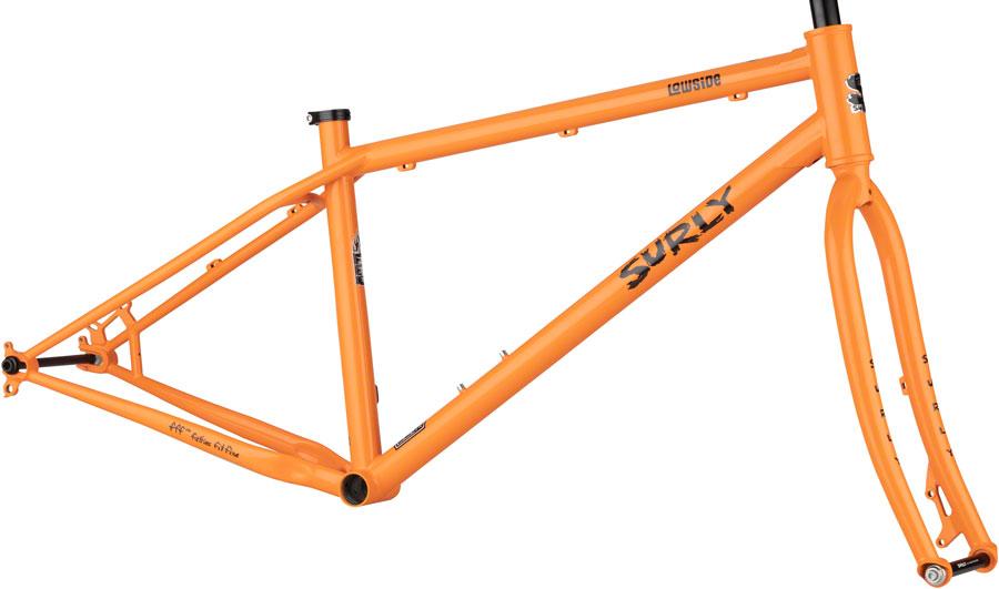 Surly Lowside Frameset - 27.5", Steel, Dream Tangerine, Large