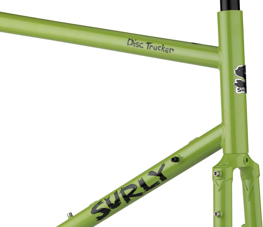 Surly Disc Trucker Frameset - 700c, Steel, Pea Lime Soup, 58cm