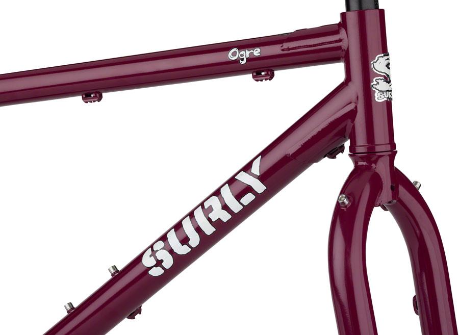 Surly Ogre Frameset - 29", Steel, Fermented Plum, Large
