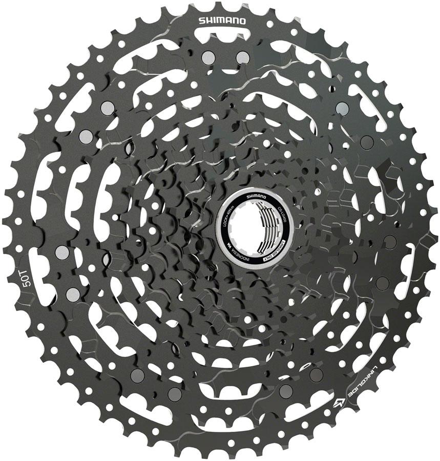 Shimano CUES  CS-LG400-11 Cassette - 11 Speed, 11-50t, LINKGLIDE, Black