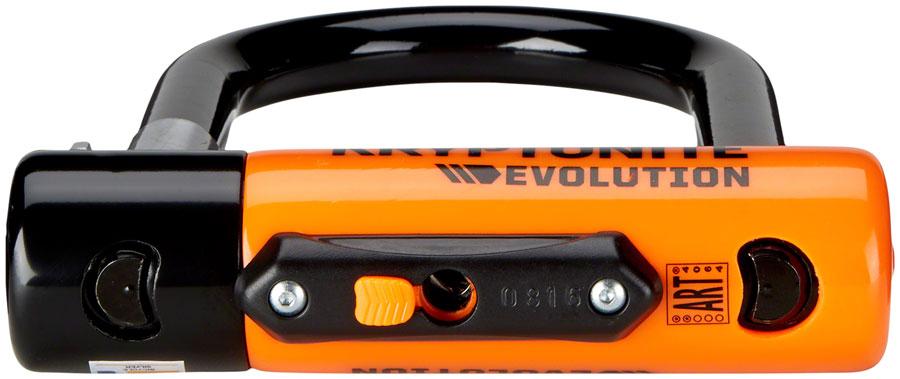 Kryptonite Evolution Series U-Lock - 3.25 x 5.5", Keyed, Black, Includes bracket