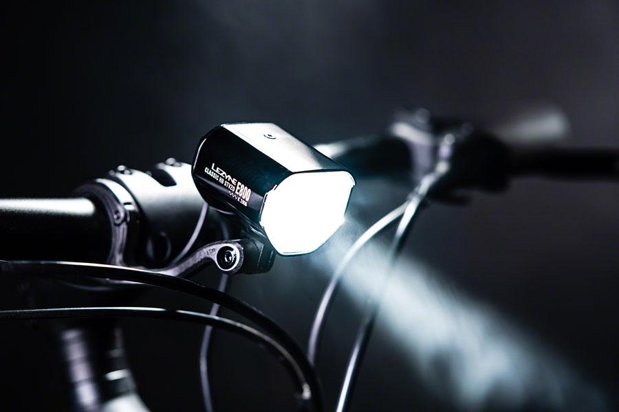 Lezyne Classic E800 Ebike Headlight - Handlebar/Fork Mount, STVZO, 800 Lumen, Black