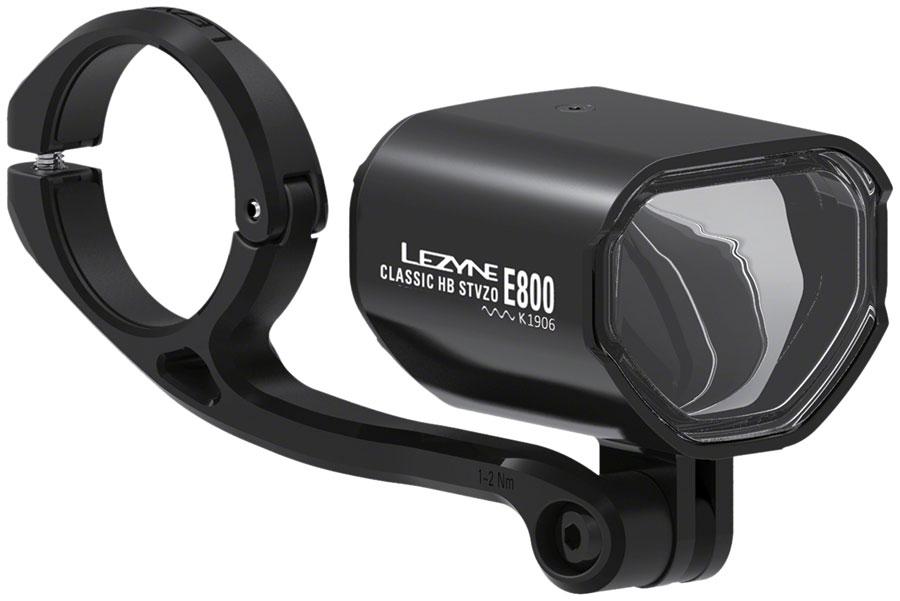 Lezyne Classic E800 Ebike Headlight - Handlebar/Fork Mount, STVZO, 800 Lumen, Black