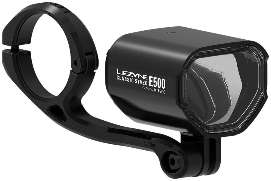 Lezyne Classic E500 Ebike Headlight - Handlebar/Fork Mount, STVZO, 500 Lumen, Black