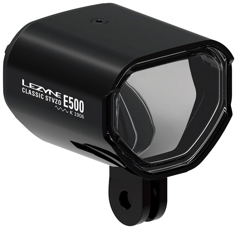 Lezyne Classic E500 Ebike Headlight - Handlebar/Fork Mount, STVZO, 500 Lumen, Black