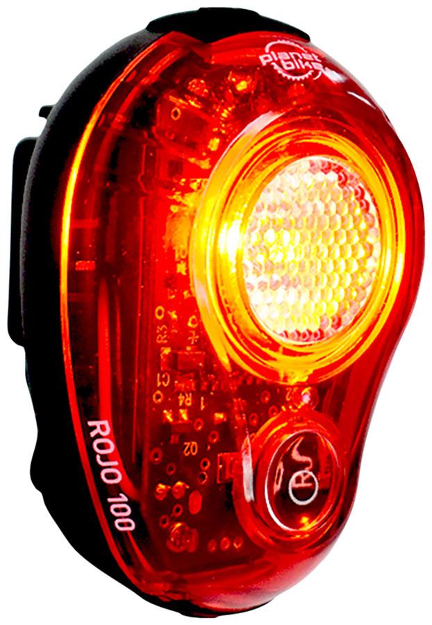 Planet Bike Beamer 700 + Rojo 100 Headlight and Taillight Set, 700/100 Lumen, USB Rechargable, Black