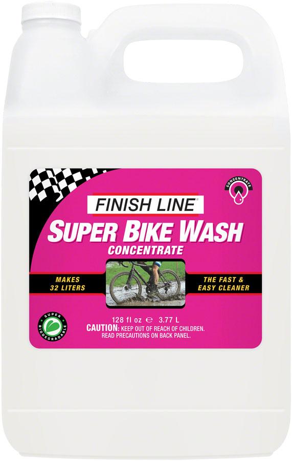 Finish Line Super Bike Wash Cleaner Concentrate - 1 Gallon (Makes 8 Gallons)