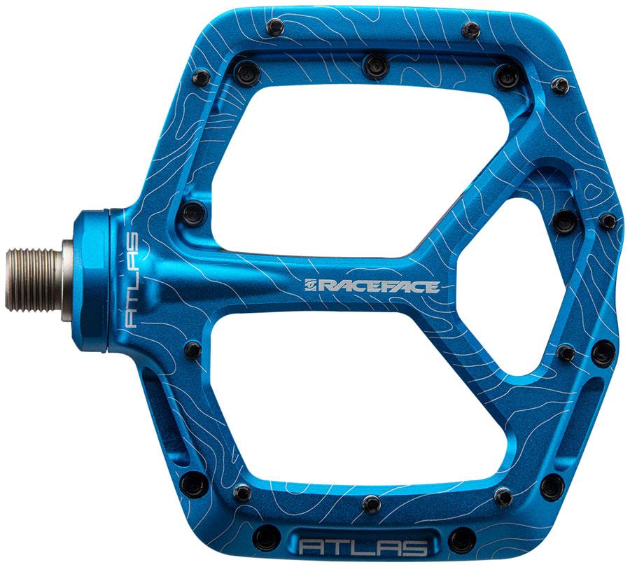 RaceFace Atlas Pedals - Platform, Aluminum, 9/16", Blue