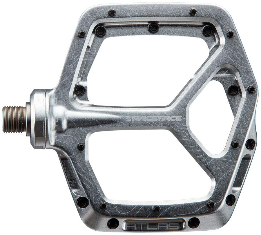 RaceFace Atlas Pedals - Platform, Aluminum, 9/16", Silver