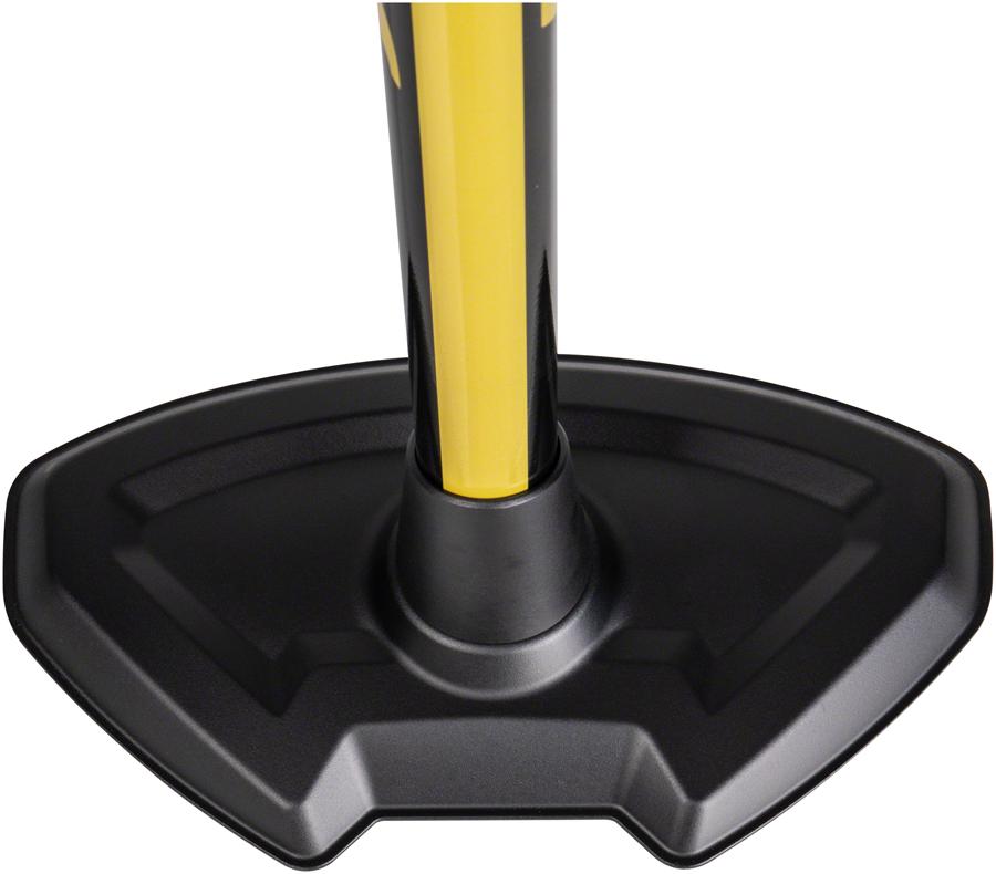 Topeak JoeBlow Pro Digital Floor Pump - 200psi / 13.8bar Digital Gauge, SmartHead DX3, Air Release Button, Black/Yellow