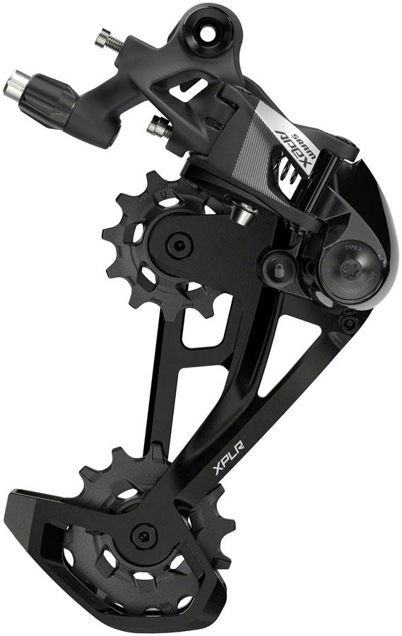 SRAM Apex XPLR Rear Derailleur - 12-Speed, Medium Cage, 44t Max, Black, D1