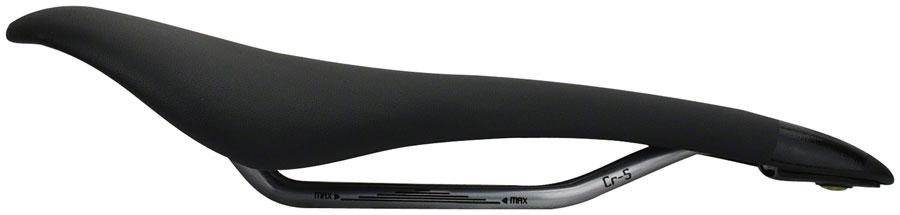 Smanie GP Series Saddle - Chromoly, Microfiber Black, 137