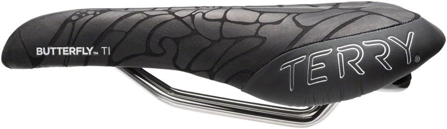 Terry Butterfly Ti Saddle - Titanium, Black, Women's