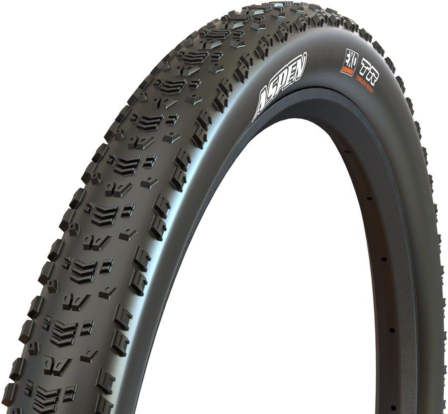 Maxxis Aspen Tire - 29 x 2.4, Tubeless, Folding, Black, Dual, EXO, Wide Trail