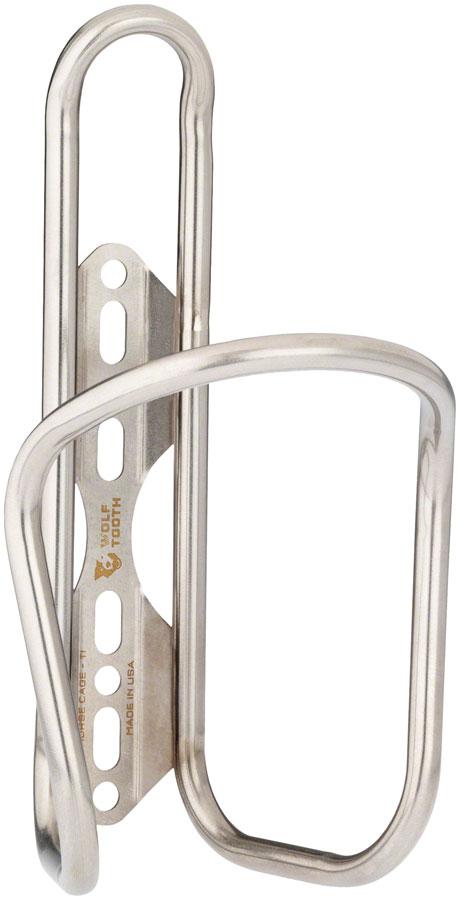 Wolf Tooth Morse  Bottle Cage - Titanium, Silver