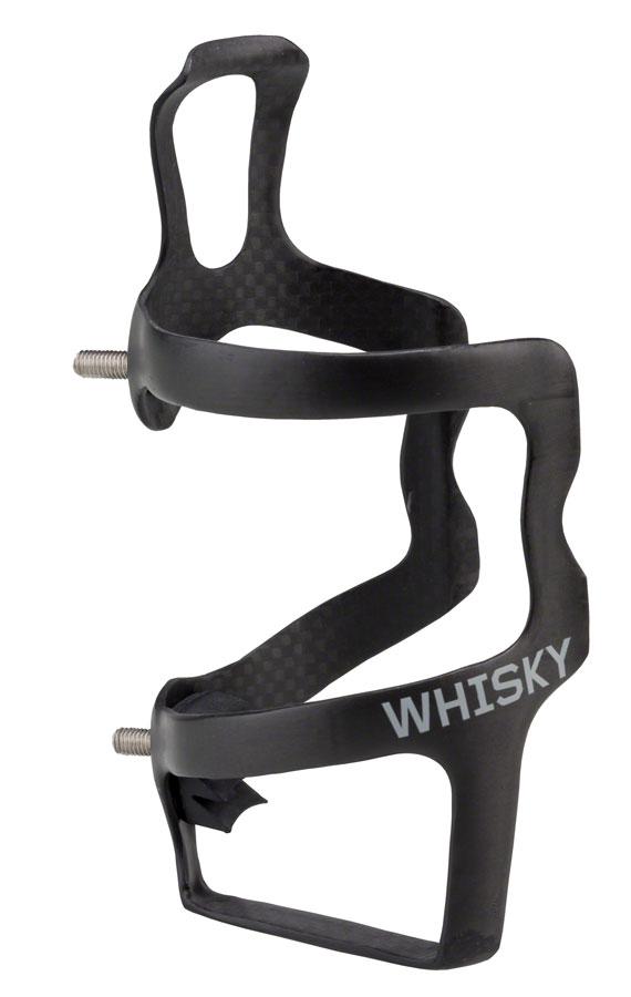 WHISKY No.9 SER Carbon Water Bottle Cage - Right Side Entry, Matte Black